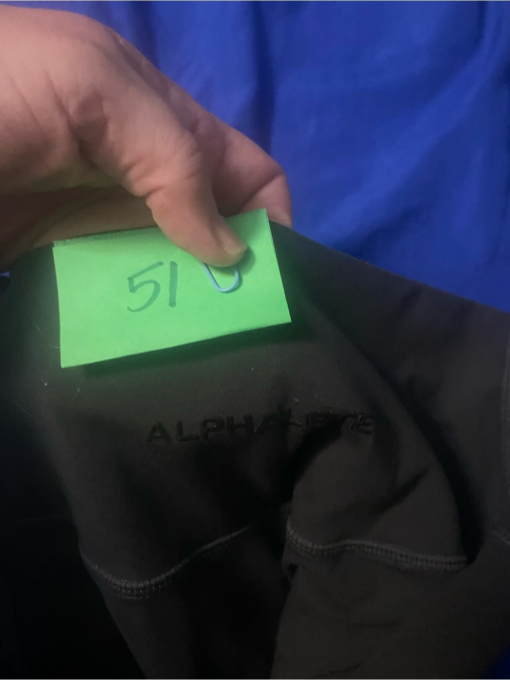 Alphalete Black leggings  with Subtle Logo